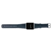 Apple Watch Uyumlu Deri Kordon 38-40-41mm SNB Lacivert - 5
