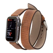 Apple Watch Uyumlu Deri Kordon 42-44-45mm DT G2 - 1