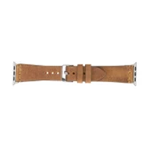 Apple Watch Uyumlu Deri Kordon 38-40-41mm G19-BA7 Taba - 5