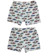 6 Adet Likralı Erkek Çocuk Empirme Desenli Mody Penye Boxer - 5