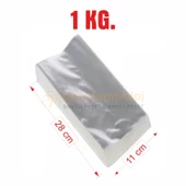 Jelatin Bantsız Düz Şeffaf 11 cm x 28 cm / 1 kg. - 1