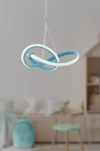 Modern Bolivia Pembe Tekli Sarkıt Led Beyaz Power Ledli Salon Mutfak Oda Hol Ledli Avize - 10