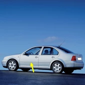 VW Bora 1999-2005 Sol Ön Kapı Çıtası Boyanır Tip 1J4853515G - 1