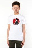 Rurouni Kenshin Samurai Logo Beyaz Çocuk Bisikletyaka Tshirt - 1