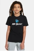 Mr Beast Siyah Çocuk Tshirt - 1