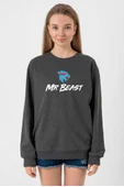 Mr Beast Füme Kadın 2ip Sweatshirt - 1