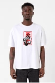 The Mad Titan Thanos Beyaz Erkek Oversize Tshirt thumbnail 1