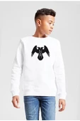 Thor's Ravens Huginn and Muninn Beyaz Çocuk 2ip Sweatshirt thumbnail 1