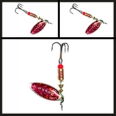 Uyguna-Yakala Gümüş-kırmızı Söğüt No:1 Aglia Long Redbo Döner Kaşık-ÖKŞ.017 thumbnail 2