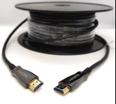 BEEK - BC-DSP-HA-MM-AOC-30-1 HDMI 2.0 Aktif Fiber Optik Kablo (AOC), 4K 60HZ, 30 metre, altın kaplama - 2