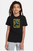 Blue Beetle Lettern Siyah Çocuk Tshirt - 1