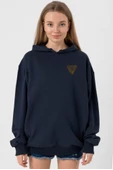 Dark Tannhaus Logo Lacivert Kadın 3ip Kapşonlu - 1