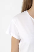 18 Mart Çanakkale Geçilmez Beyaz Kadın Bisikletyaka Tshirt - 5