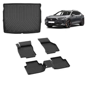 Cupra Formentor 2020+ 4.5D Sahler Paspas ve 3D Rizline Bagaj Havuzu Siyah thumbnail 1