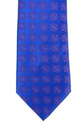 Cengiz İnler Motifli Mendilli Mikrofiber ErkekKravat - 3