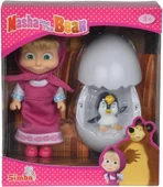 Simba 109301003 – Mascha ve Ayı Penguen yumurta, bebek, 12 cm thumbnail 2