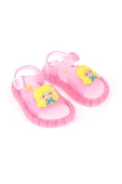 Gezer Kız Çoçuk Yazlık Işıklı Şeffaf Sandalet Pembe - 4