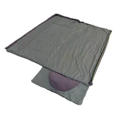 Outwell Contour Black Yazlık ve Kışlık Taraflı -13°C 1500gr Geniş Uyku Tulumu Siyah - 6