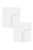 2 Adet 50 x 90 x 10 cm Anne Yanı Lastikli Penye Kumaş Bebek Çarşafı - 1