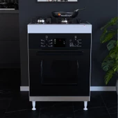 Modilayn ELİT 59,6 x 85 x 56 cm Gömme Ankastre Ocak Ve Fırın Bölmeli Mutfak Dolabı thumbnail 3