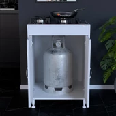Modilayn ELİT 59,6 x 85 x 56 cm Gömme Ocak Ve Tüp Bölmeli Mutfak Dolabı - 4