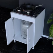 Modilayn ELİT 59,6 x 85 x 56 cm Gömme Ocak Ve Tüp Bölmeli Mutfak Dolabı - 1