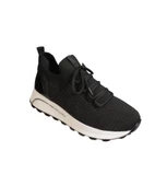 YAZKIŞ Kadın Siyah Ten Triko Kumaş Bağcıksız Arkası Holıganlı 4cm Comfort Taban Fashıon Spor Ayakkab thumbnail 1