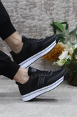 Fort 2649 Wks 2649 Siyah Beyaz Anatomik Rahat Sneaker Erkek Ayakkabı - 5