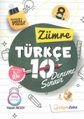 Hiper Zeka 8.Sınıf Zümre Türkçe 10 Deneme Sınavı - 1
