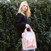 Biggdesign Cats USB Girişli Sırt Çantası Pembe thumbnail 7