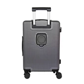 Biggdesign Moods Up Kabin Boy Valiz, Laptop Bölmeli, Bardaklık ve USB Girişli, 360° Tekerlek,TSA Kilit, Gümüş - 8