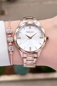 Ferrucci FCISTE271 Rose Renk Hediye Paketli Kadın Kol Saati ve Bileklik thumbnail 3