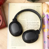 Moodix KO23NB1701 ANC Aktif Gürültü Engelleyicili Katlanabilir Bluetooth Kulaküstü Kulaklık Siyah - 7