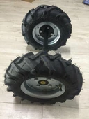 Çapa Makinası Teker Takımı 4.00 X 80 27 mm Sabit Aks Billas - 3