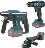 Catpower 4130 Akülü Vidalama Kırıcı Taşlama 3 Makina Aküsüz - 1