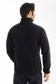 Crozwise Yarım Fermuarlı - Erkek Siyah Spor Polar - 6036-10 - 3