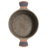 Jumbo Stone 7 Parça Granit Tencere Seti - 9