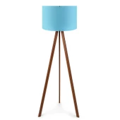 A&G Ahşap Tripod Lambader Kumaş Başlık Köşe Lambası - 3