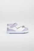 Şirinbebe Cırtlı Taşlı Lila Kız İlkadım Bebek Ayakkabısı thumbnail 2