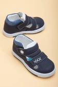 Şirinbebe Şiringenç Dikiş Detaylı İki Cırtlı Lacivert Erkek İlkadım Bebek Çocuk Ayakkabısı thumbnail 2
