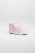 Şirinbebe Şiringenç Dikiş Detaylı İki Cırtlı Pudra Kız İlkadım Bebek Çocuk Ayakkabısı thumbnail 5