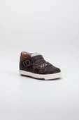 Şirinbebe Şiringenç Dikiş Detaylı İki Cırtlı Kahverengi Erkek İlkadım Bebek Çocuk Ayakkabısı - 3