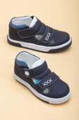 Şirinbebe Şiringenç Dikiş Detaylı İki Cırtlı Lacivert Erkek İlkadım Bebek Çocuk Ayakkabısı thumbnail 1