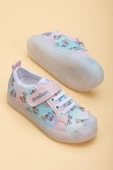 Şirinbebe Şiringenç Keten Pudra Kız İlkadım Bebek Çocuk Ayakkabısı thumbnail 3
