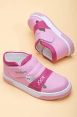Şirinbebe Şiringenç Dikiş Detaylı İki Cırtlı Pembe Kız İlkadım Bebek Çocuk Ayakkabısı thumbnail 1