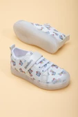 Şirinbebe Şiringenç Keten Gümüş Kız İlkadım Bebek Çocuk Ayakkabısı - 3