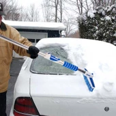 Michelin MC6866 Teleskopik Saplı 3’ü Bir Arada Kar Fırçası ve Buz Kazıyıcı, Silecek Temizleyici thumbnail 5