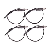4 Adet Kamera Dc Tek Uçlu Power Jack Kablo - 1