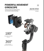 Telefon Sabitleyici Gimbal Deklanşör İos Android Destekli - 6