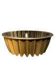 Nishev Hanımeli Döküm Kek Turta Kalıbı Gold Renk 26cm - 1
